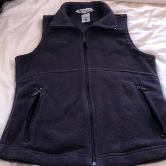 Medium Purple Columbia Fleece Vest Excellent Condition - Picture 2 of 4